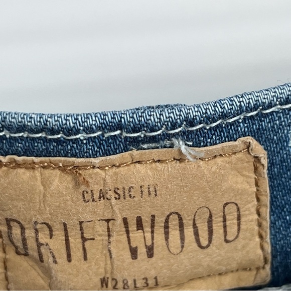 Driftwood 28x21 Audrey Straight Jeans cropped blue - Picture 11 of 12